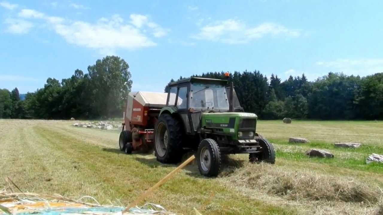 Deutz D72-07 & Welger Lely Rp 202 Ranger Au Pressage
