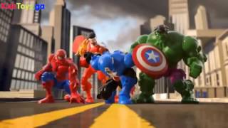 Marvel Super Hero Mashers Captain America, Hulk & Spider Man, Venom & Green Goblin - Nancy Scooter screenshot 5