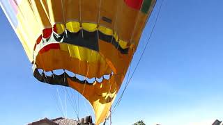 Hot Air Balloon Lands by our House 3 1 19