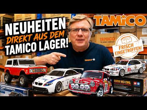 Tamico July New Releases with 2 Tamiya BMWs, a Rally Mini, Deal of the Week, and more...