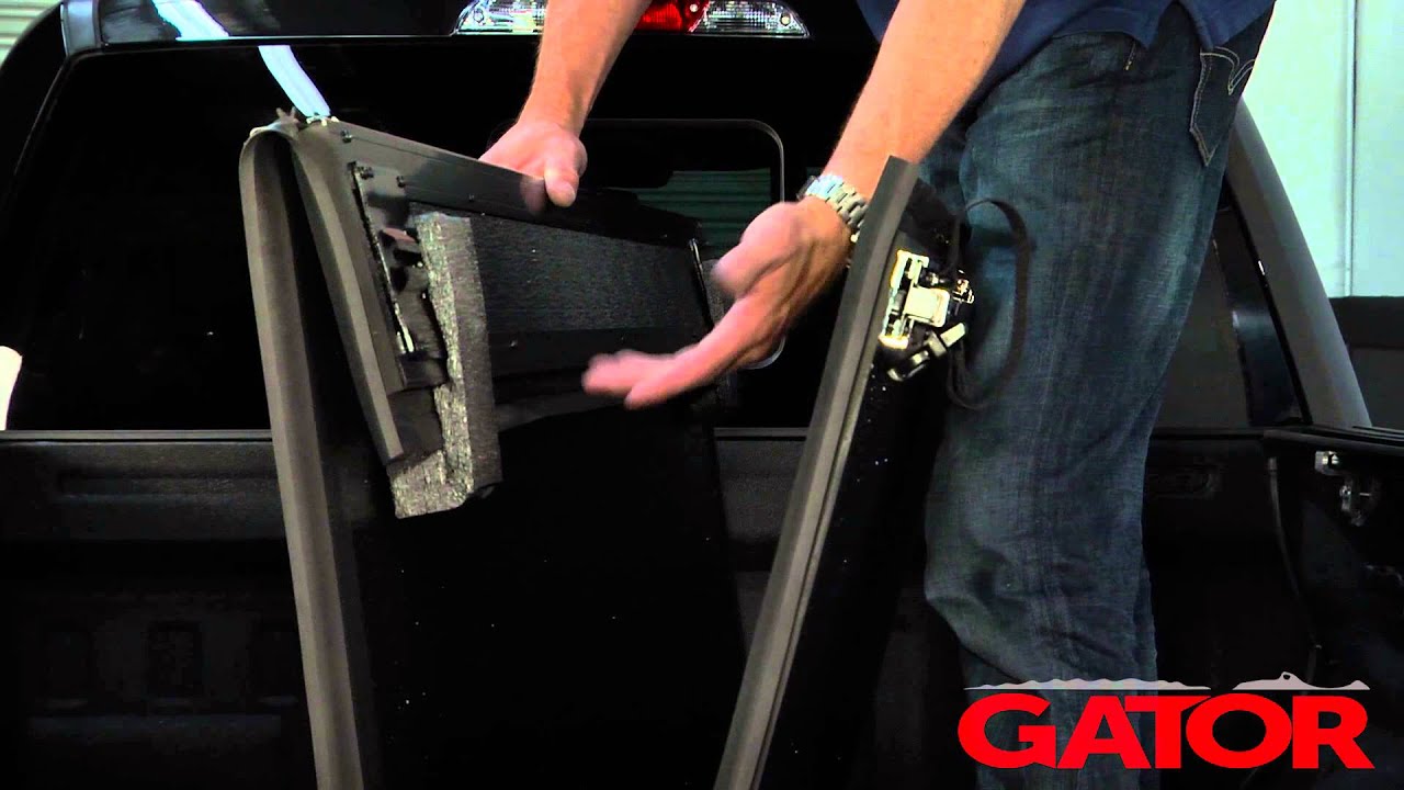 How To Install Gator Evo Hard Folding Cover At Autocustoms Com Youtube
