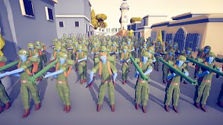 300x USA ARMY ATTACK GERMAN BASE - Totally Accurate Battle Simulator TABS