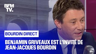 Benjamin Griveaux face à Jean-Jacques Bourdin en direct