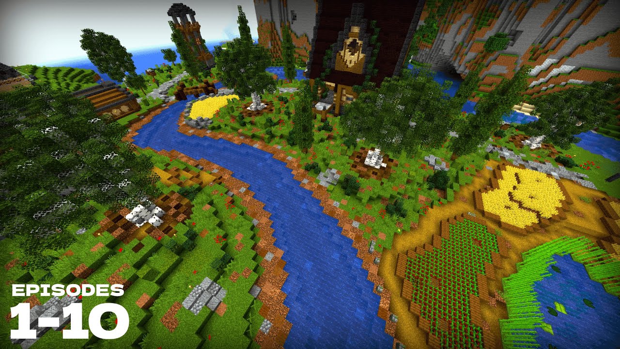How I TRANSFORMED My Survival World - Minecraft Timelapse - YouTube