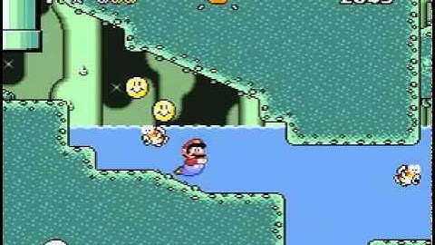 SMW Custom Level - Lunar Search - Salty Seaside 1