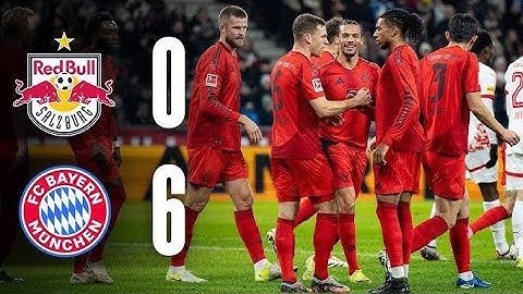 6-goal gala in friendly against Salzburg | FC Salzburg 0-6 Bayern |#football  #bayernmunich