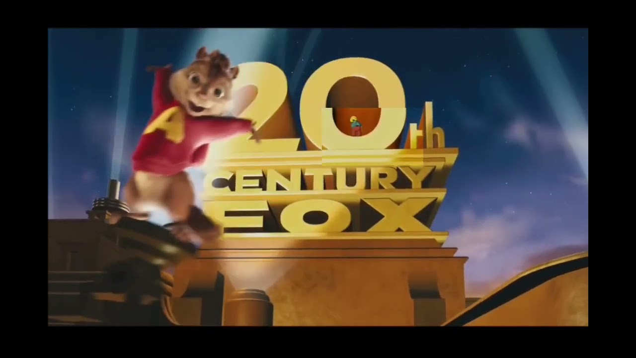 20th Century Fox Intro (2000-2010) (Alvin and The Chipmunks and The Simpsons Movie Variant) (DVD)