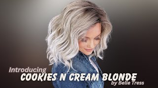 Introducing Cookies N Cream Blonde By Belle Tress! | Get The Scoop From Taz!