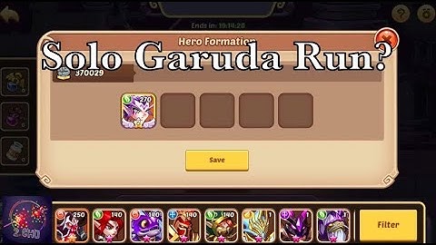 Idle Heroes - Garuda Climbs Aspen Dungeon