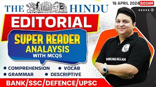 The Hindu Editorial 16 April l The Hindu Analysis Today | The Hindu Editorial Analysis Anubhav Sir