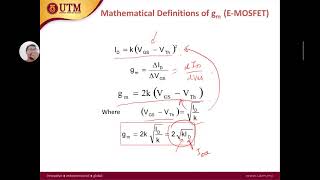 SKEU2012 Electronics (UTM): 5-5 MOSFET AC Analysis-1