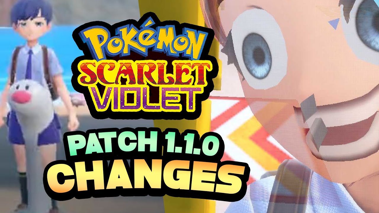 Pokemon Scarlet and Violet First BIG Patch 