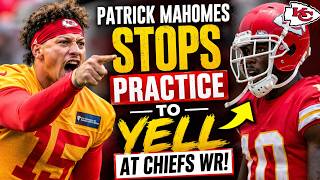 Patrick Mahomes STOPS Practice to YELL at Chiefs WR! 😳 | OTA Day 2 Gets HEATED