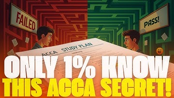 Pass Your ACCA Exams FAST With This Study Schedule!: ACCA Study Plan for Beginners 🚀