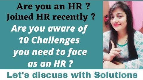10 Challenges as an HR | Tips to become an HR #challenges #hr #careerinhr #readytogetupdate