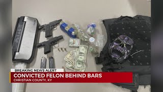 Alert Desk: Convicted felon arrested in Christian County, KY