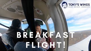 Quick Breakfast Flight to Sky Manor (N40)