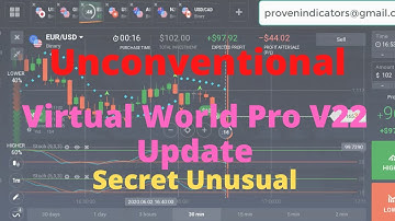Unconventional Binary Options Strategy | Virtual World Pro V22 Update | Secret Unusual Robot
