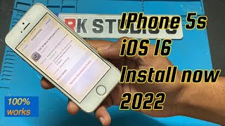 HOW TO DOWNLOAD IOS 16 ON IPHONE 5s || INSTALL IOS 16 || #ios16 #appleios #ios16beta #ios