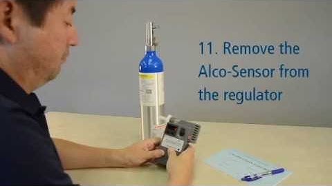 How to Conduct an Accuracy Check on the Alco-Sensor IV with Memory