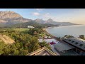 The view point of NG Phaselis Bay. Enjoying stunning sunrise views of the city, sea and mountains.