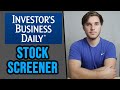 IBD Stock Screener | How To Find The Best Growth Stocks | Two Great Screens for Future Growth