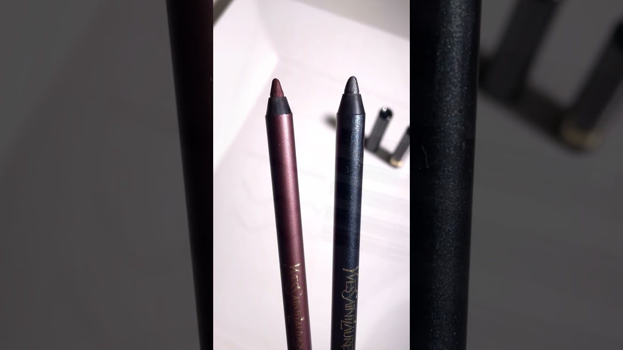 Dior Diorshow Stylo & YSL Lines Liberated Eye Pencil swatches