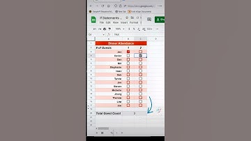 Count the check boxes in Google Sheets
