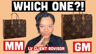 LV ONTHEGO! Louis Vuitton Bag Review! MM or GM? Try On With Me 