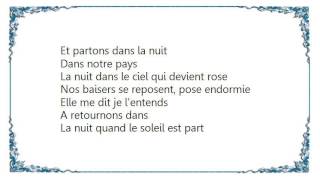 Laurent Voulzy - La Nuit Lyrics