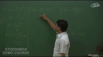IIT JEE Main + Advanced | Mathematics | Function | SOJ Sir from etoosindia.com