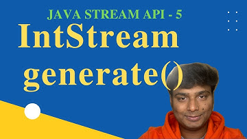 IntStream Generate() method.