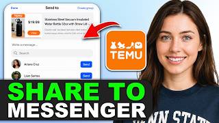 Temu प्रोडक्ट को Facebook Messenger पर कैसे शेयर करें (2026) screenshot 5