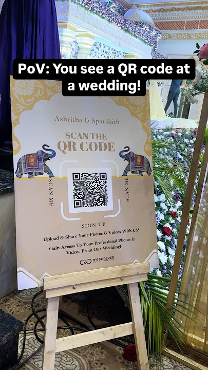 Your Guests Deserve Their Photos – Instantly. Try This Wedding QR Trick! #weddings  #marriage