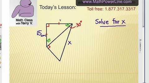 Viewer Challenge: Special Right Triangles #1