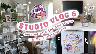 Moving into the New Studio & Illustrating Products for Upcoming Conventions ✿ Studio Vlog 6