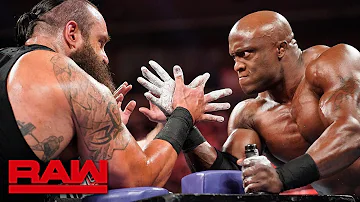 Braun Strowman vs. Bobby Lashley – Arm Wrestling Match: Raw, June 3, 2019