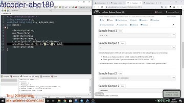 Atcoder|AtCoder Beginner Contest 180 (A-C)