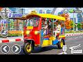 Tuk Tuk Rickshaw Driving Game 3D: Extreme City Driving Passenger Transport - android gameplay