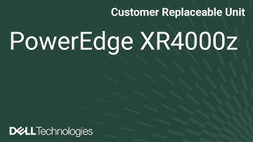 How to Remove/Install a Sled for PowerEdge XR4000z