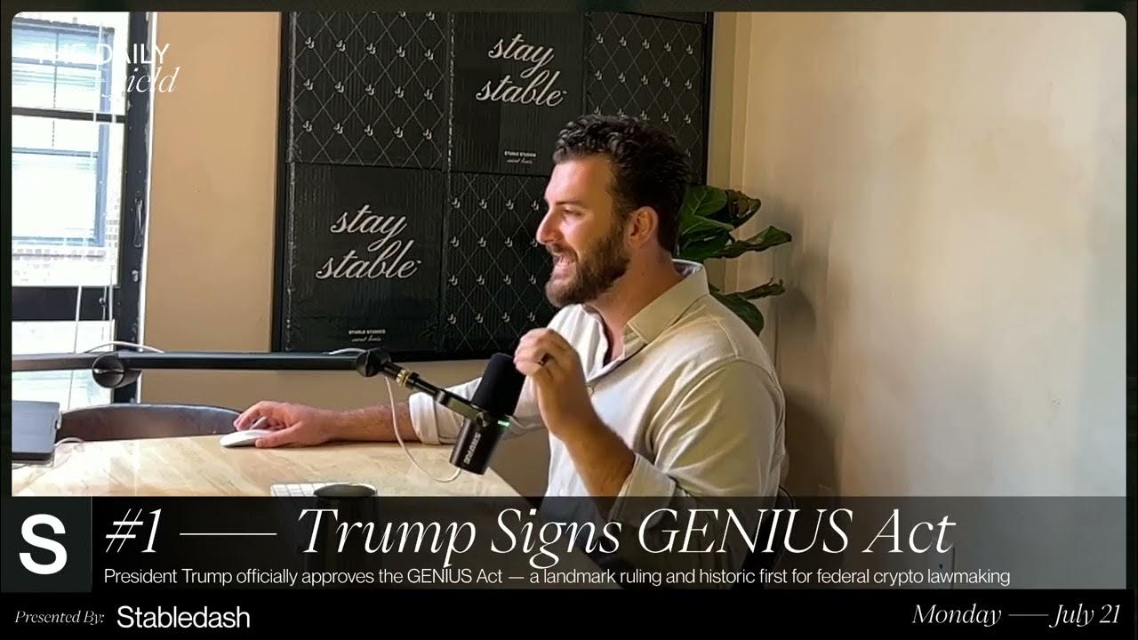 Genius Act Signed, ZeroHash $100M Raise, BVNK x Bitwave Partner