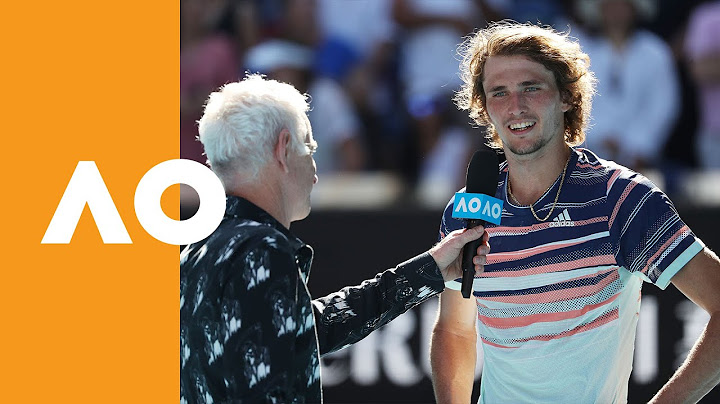 Alexander Zverev: "It feels awesome!" | Australian Open 2020 On-Court Interview QF