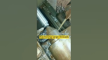 How is the threading process? #lathework  #cnc  #cncmachining