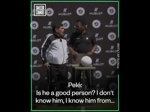 Messi Has No Personality - Maradona Speaking to Best Pal Pele 🤣😅😂