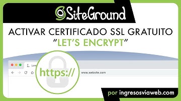 Activar CERTIFICADO SSL de seguridad "LET