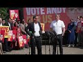 Andy Burnham launches his campaign for Makerfield by-election – watch live