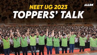 Toppers' Talk with NEET UG 2023 Top Rankers 📍 Know the Secrets of Success @ALLENNEET