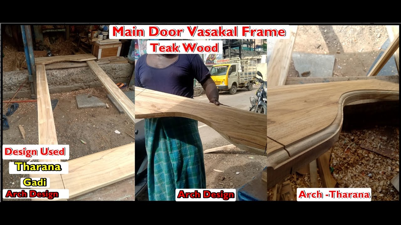 Main Door frame Design WoodVasakal Design woodAmazing Vasakal Design
