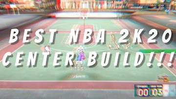 THE BEST CENTER BUILD IN NBA 2K20