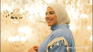 زيارة مصممة الأزياء مرام السنوسي لمعرض قنديل مصر
